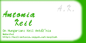antonia keil business card
